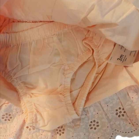 NWT OshKosh B'gosh Peach Kids Dress  Set ~3M - Picture 4 of 6